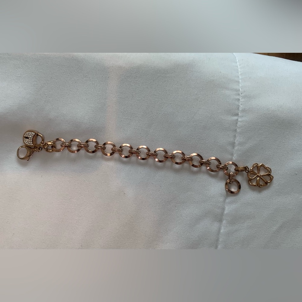 Fossil rose gold bracelet